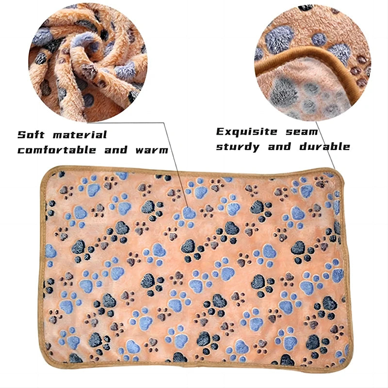 Pet Bed Mat Cute Warm Cover Towel