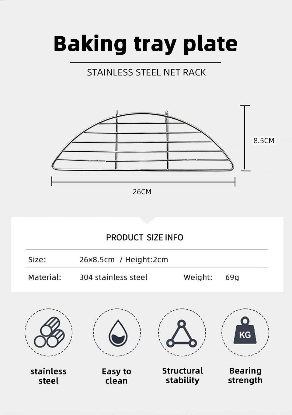Outdoor Barbecue Net Steam Rack Stainless